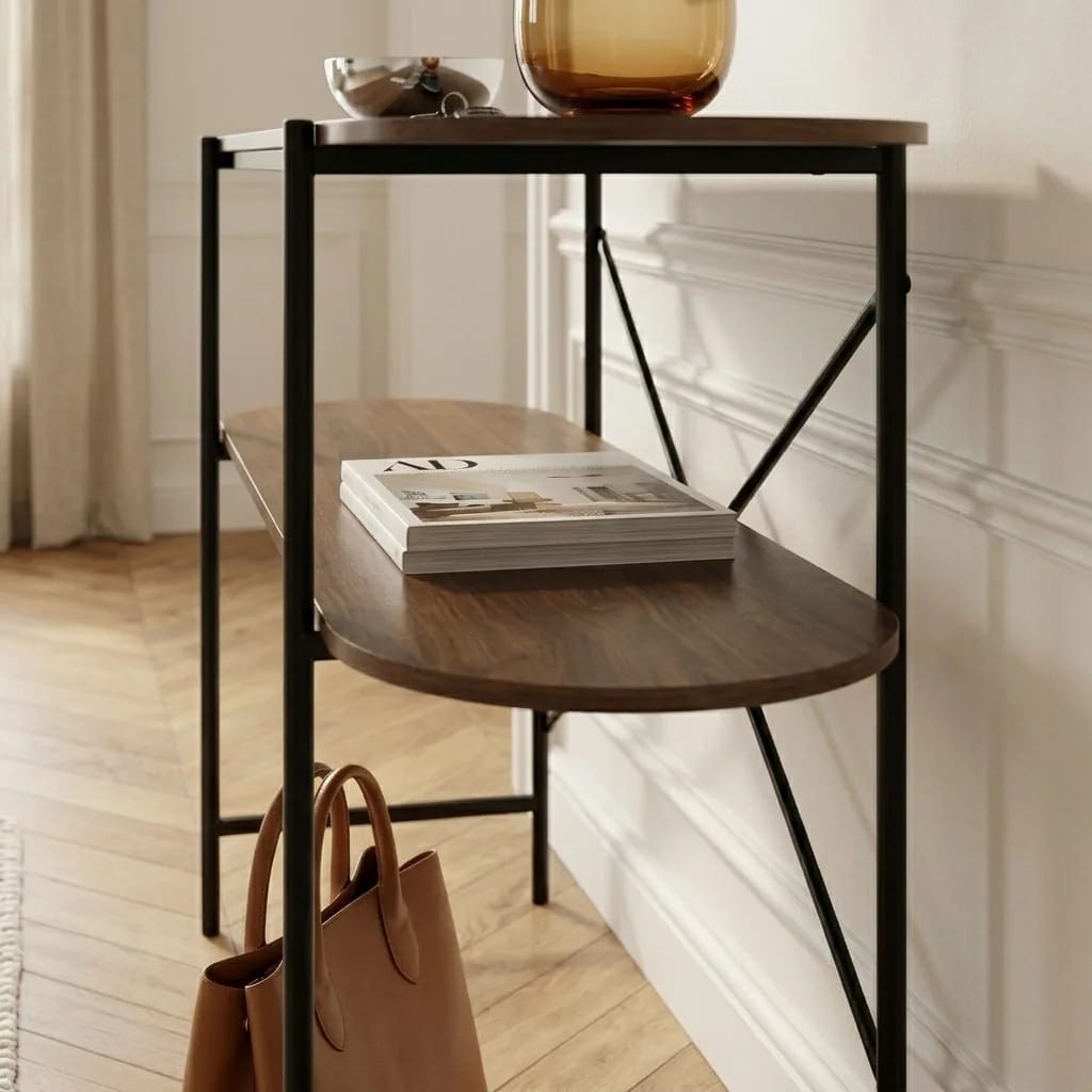 Console Janna le long d'un mur