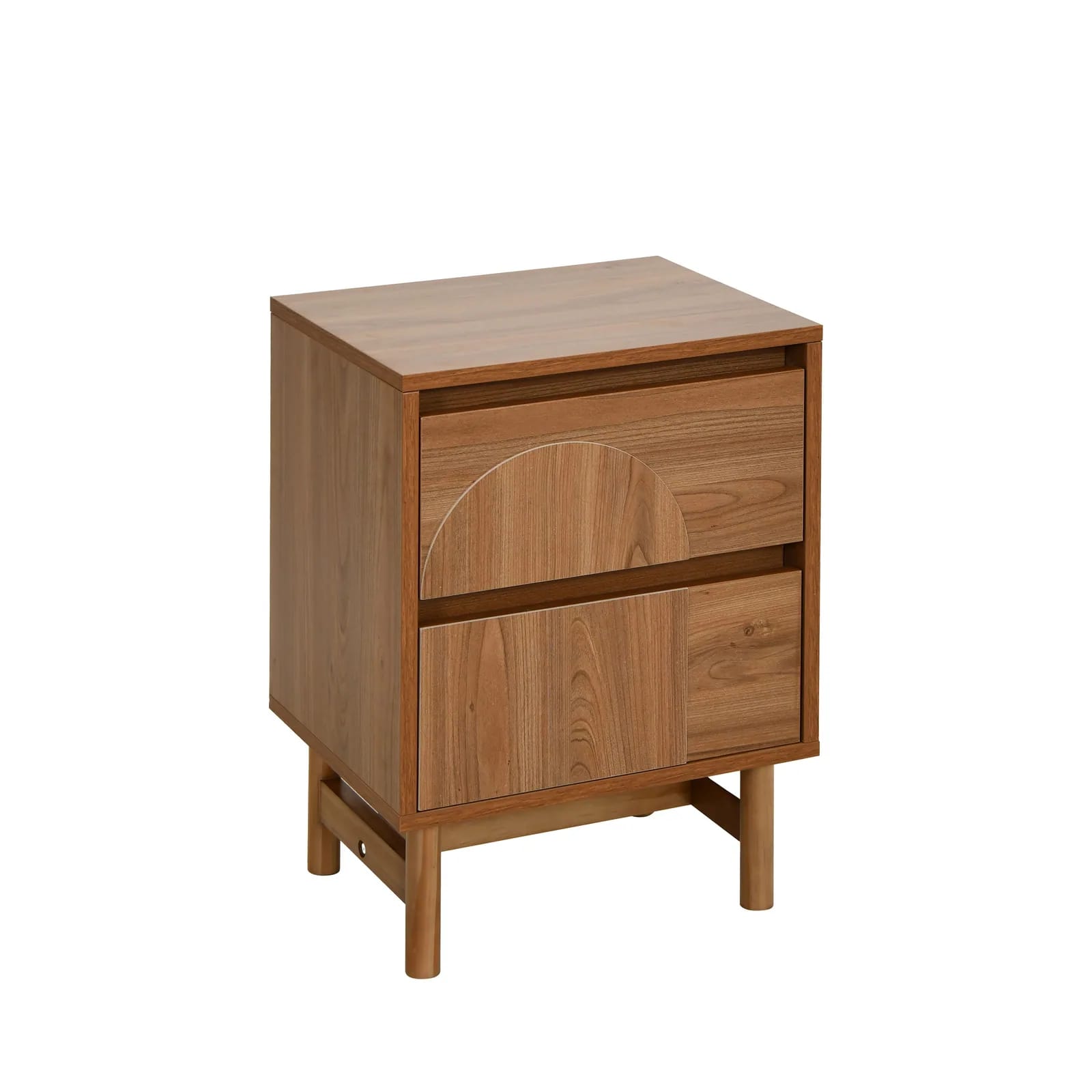 Table de chevet Abby dans une chambre claire