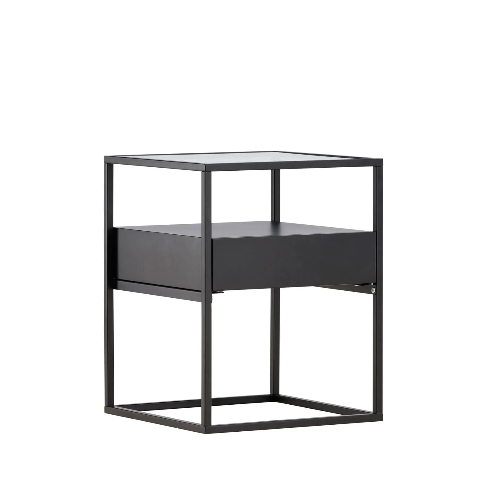 Plateaux en verre de la table de chevet Fortaleza