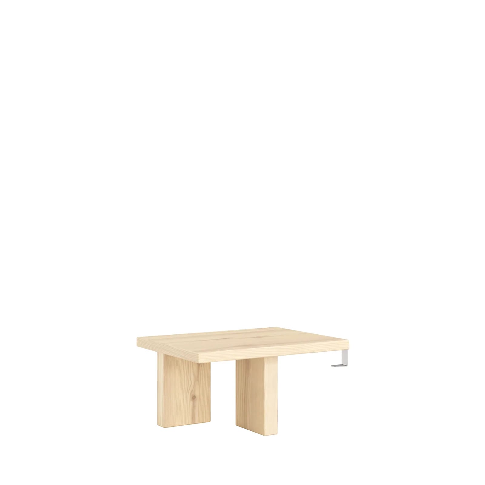 Assemblage apparent de la table de chevet Japan