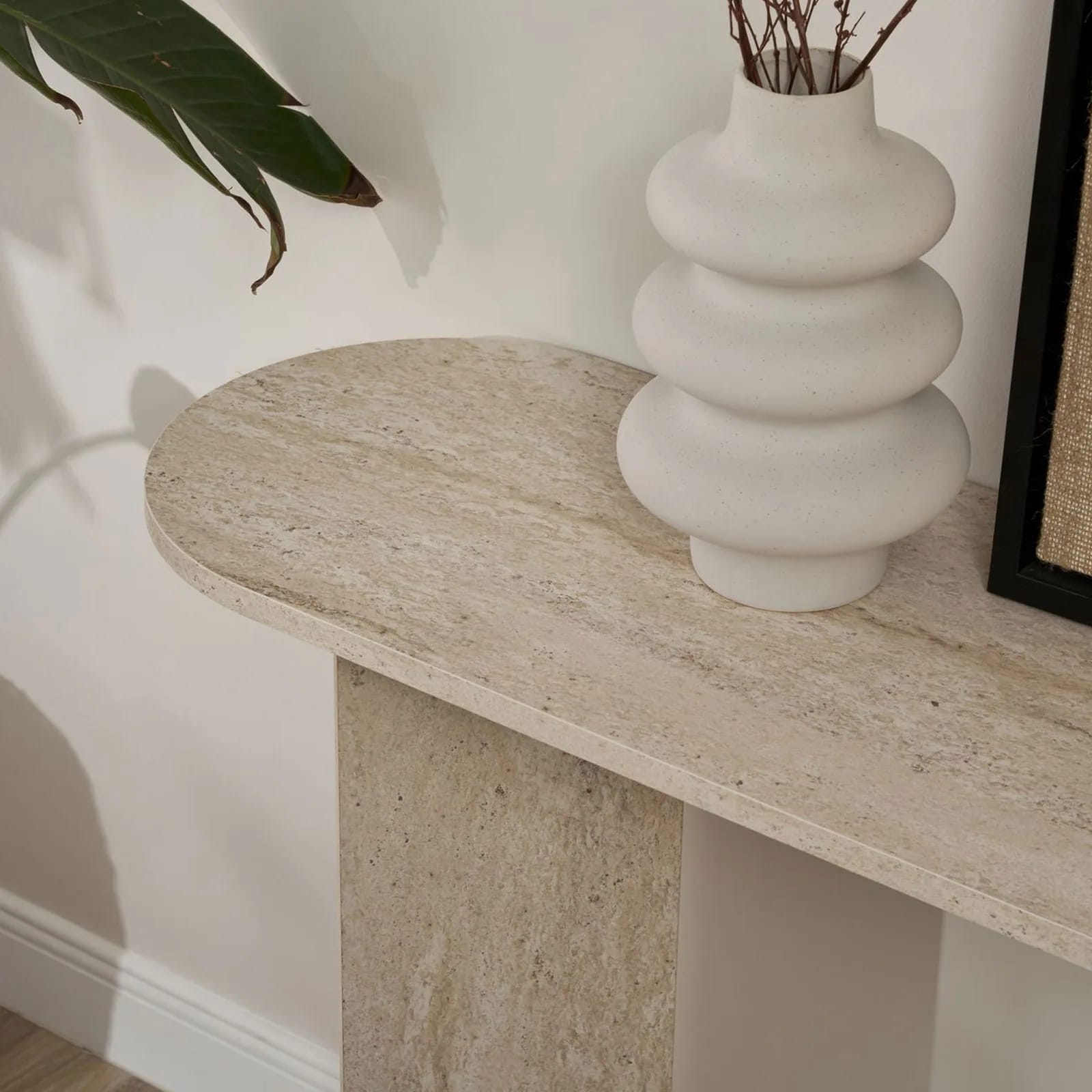 Plateau ovale de la console Sam