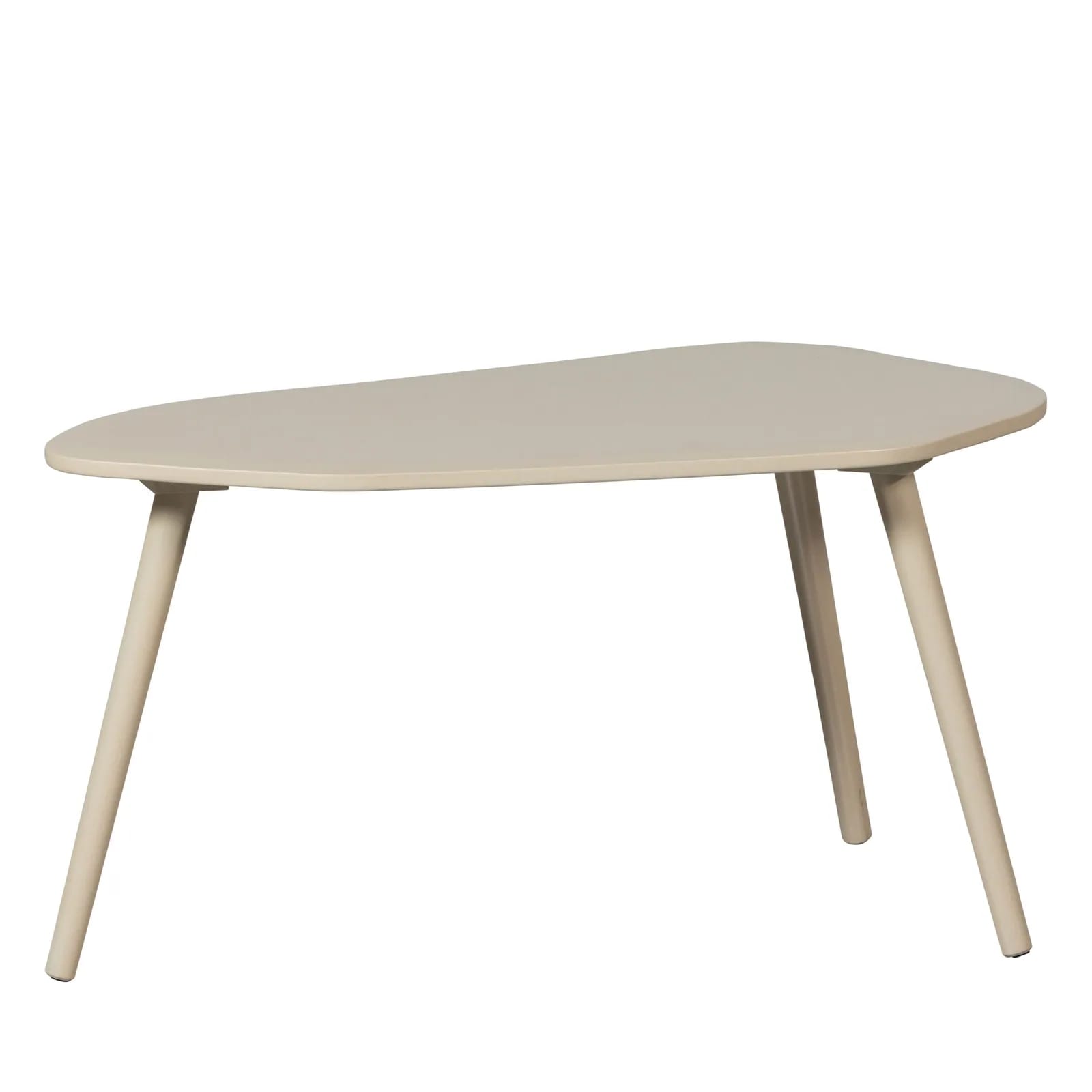 Table basse organique Davina en bois clair