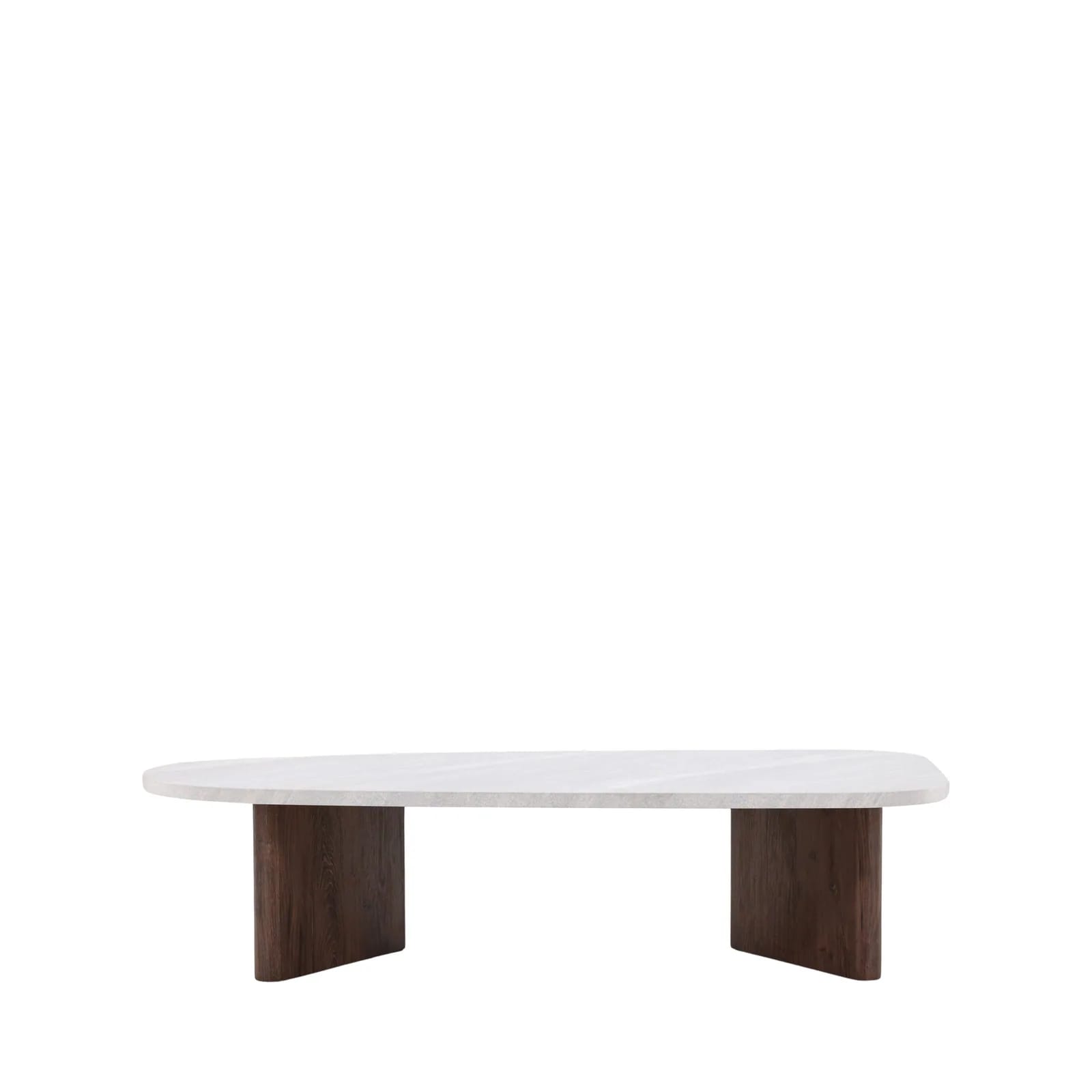 Bords ondulants du plateau de la table basse Grönvik