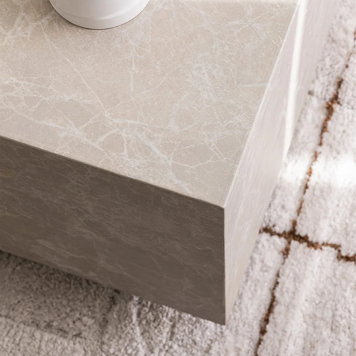 Table d'appoint Lipani vue de dessus
