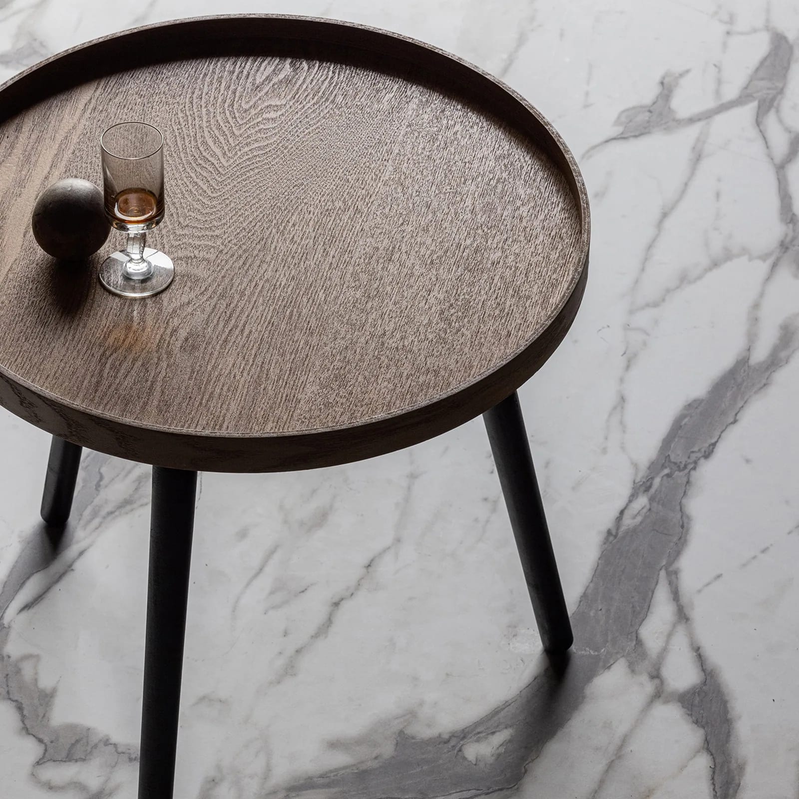 Table d'appoint ronde Mesa en bois