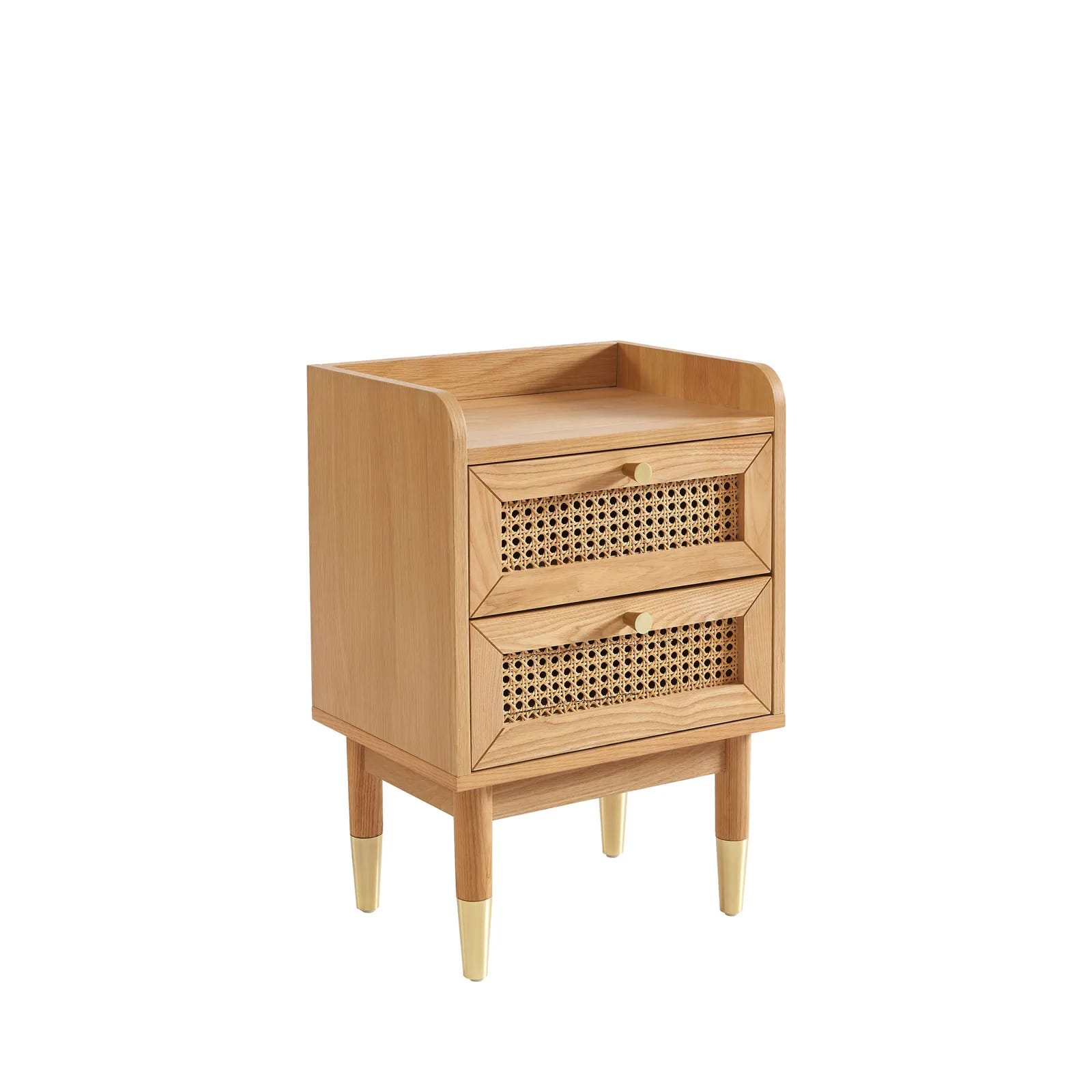 Poignée finition laiton de la table de chevet Bombong