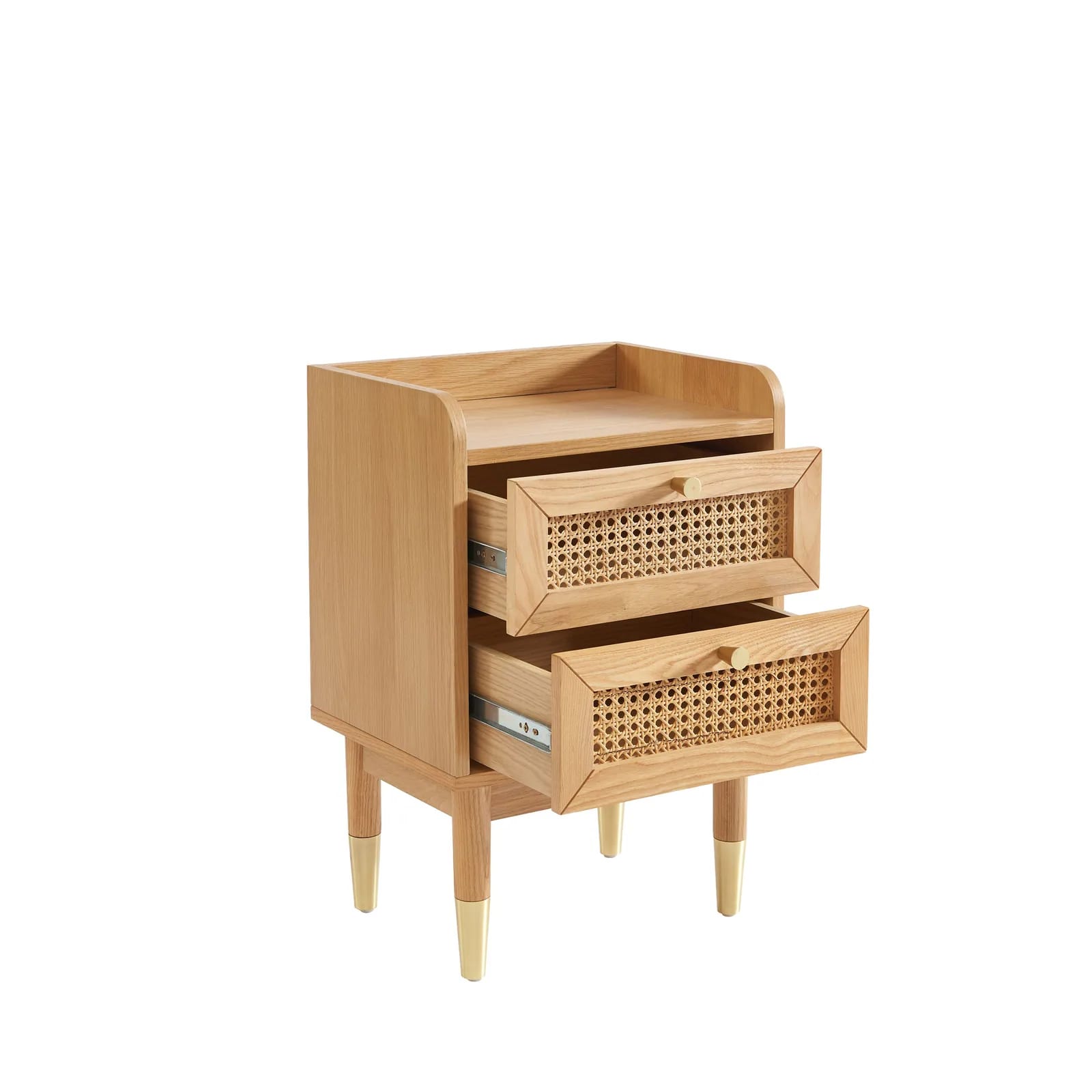 Table de chevet Bombong dans une chambre claire