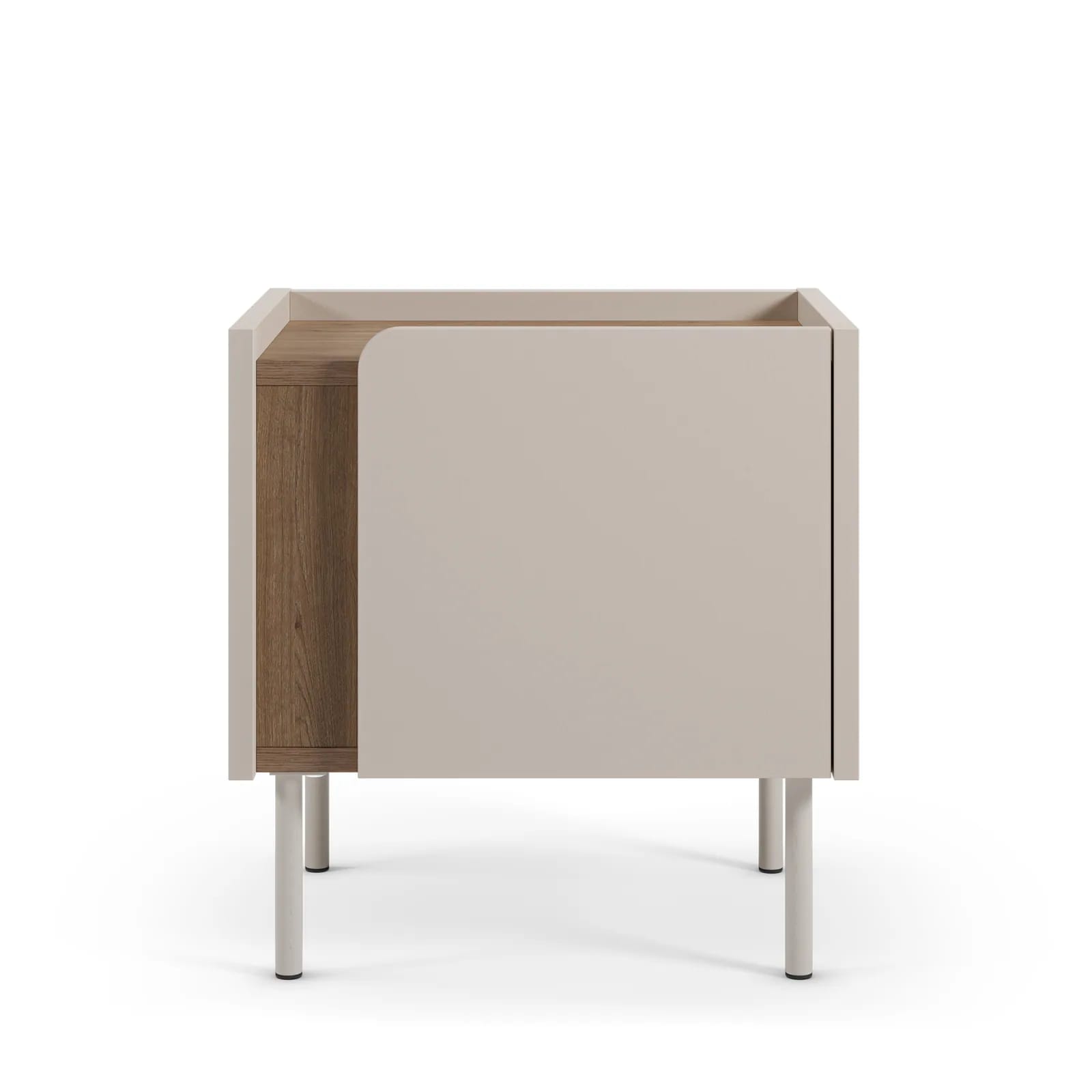 Porte fermée de la table de chevet Boxy
