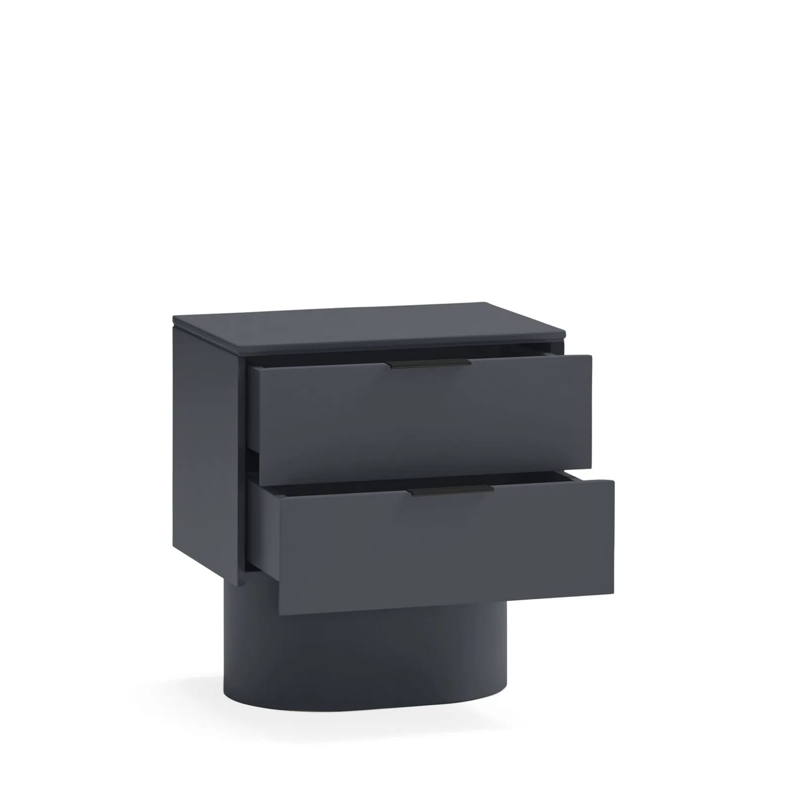 Socle en retrait de la table de chevet Totem